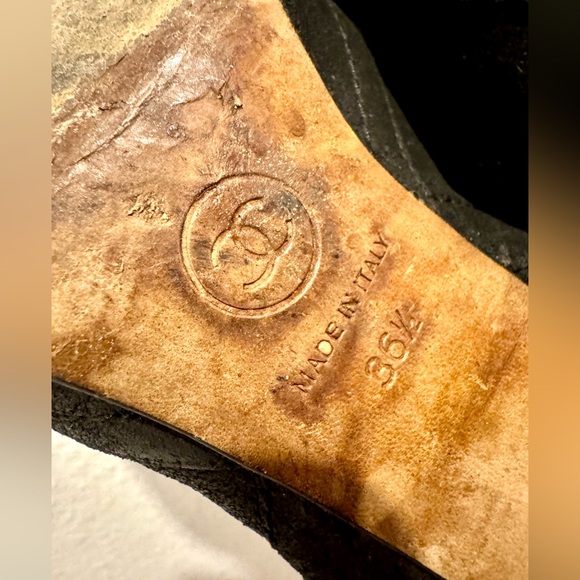 Chanel black suede booties - Picture 13 of 16